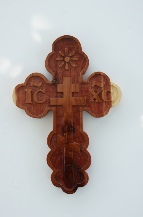 CrossCrafter.com aromatic cedar wall cross