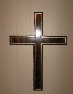 3 Ft wood roped edged cross